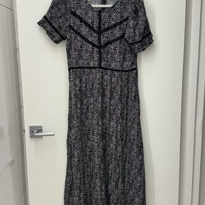 Black and Gray Women's Dress